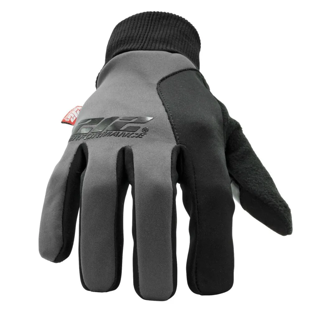 212 Performance TEJG-0608-MK Touchscreen Compatible Silicone Palm Economy Tundra Jogger Gloves with Cotton Face Mask Combo, Small Black, Gray