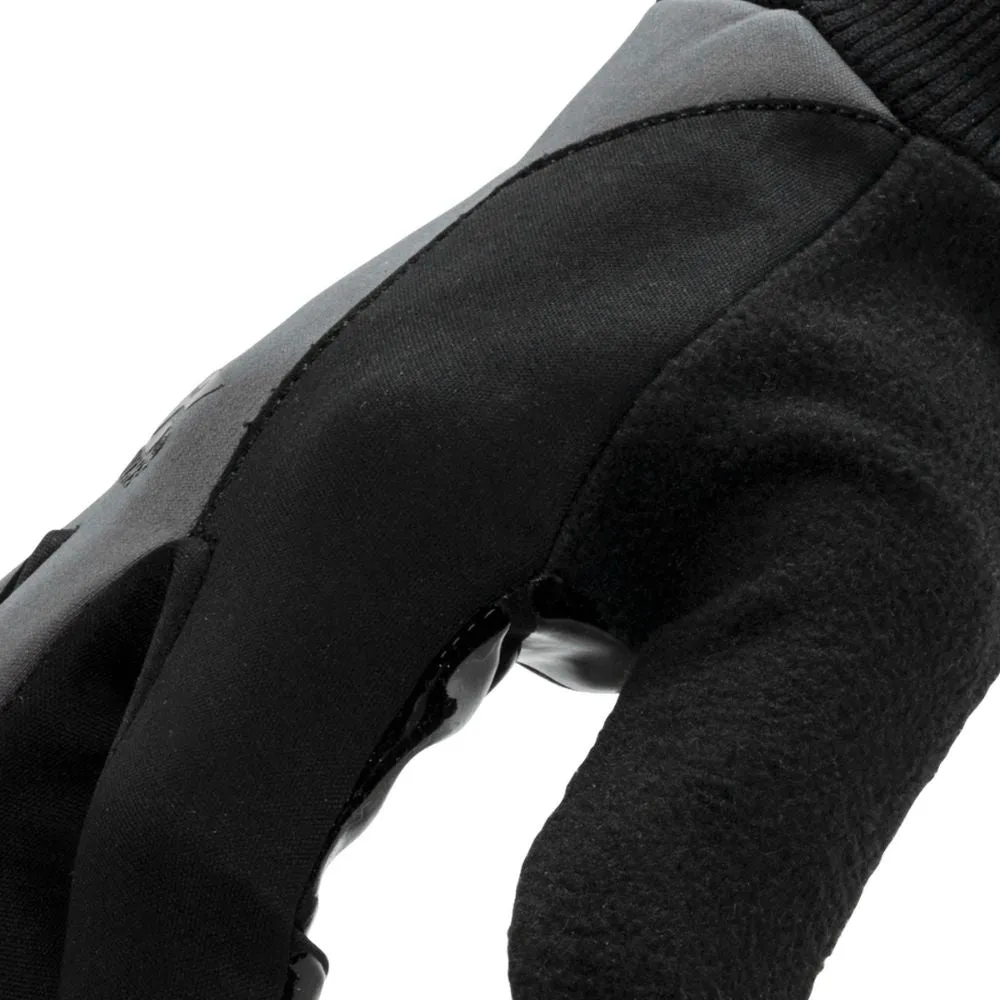 212 Performance TEJG-0608-MK Touchscreen Compatible Silicone Palm Economy Tundra Jogger Gloves with Cotton Face Mask Combo, Small Black, Gray