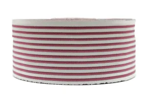 2.75" Pink Line Embroidered Drapery Trims, 70mm Jacquard Trims, Sewing Trim, Curtain trims, Jacquard Ribbons, Drapery Banding 70041 V11