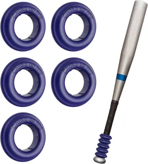 5 Packs Baseball Bat Grip Choke Up Rings Choke Ring Baseball Softball Teeball Tball Bat Choke Up Ring Bat Knob Baseball Bat Accessories