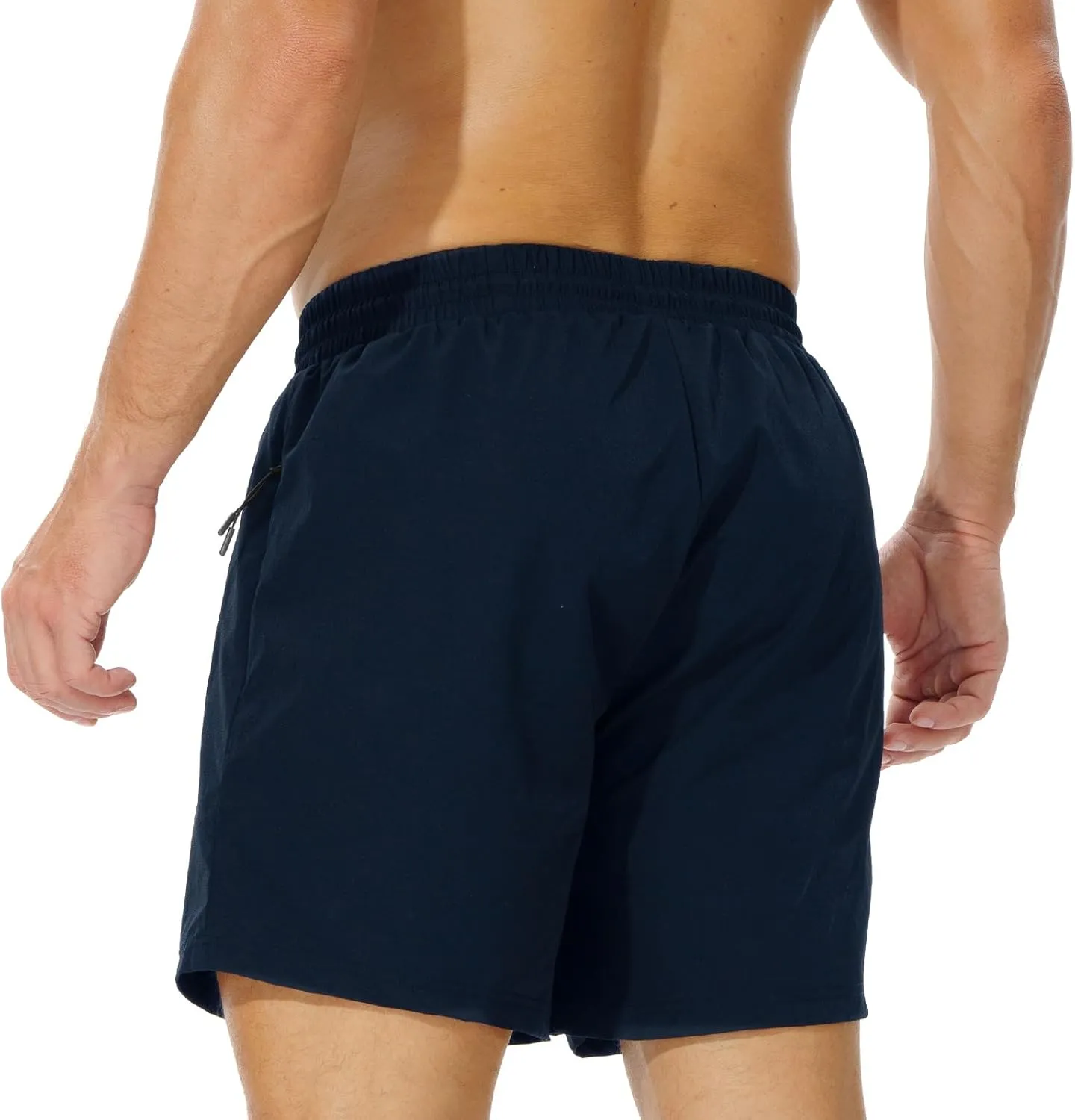AIMPACT Men's Athletic Running Shorts Nylon Quick Dry Sports Tennis Shorts 5 Inch Lightweight Workout Gym Active Basketball