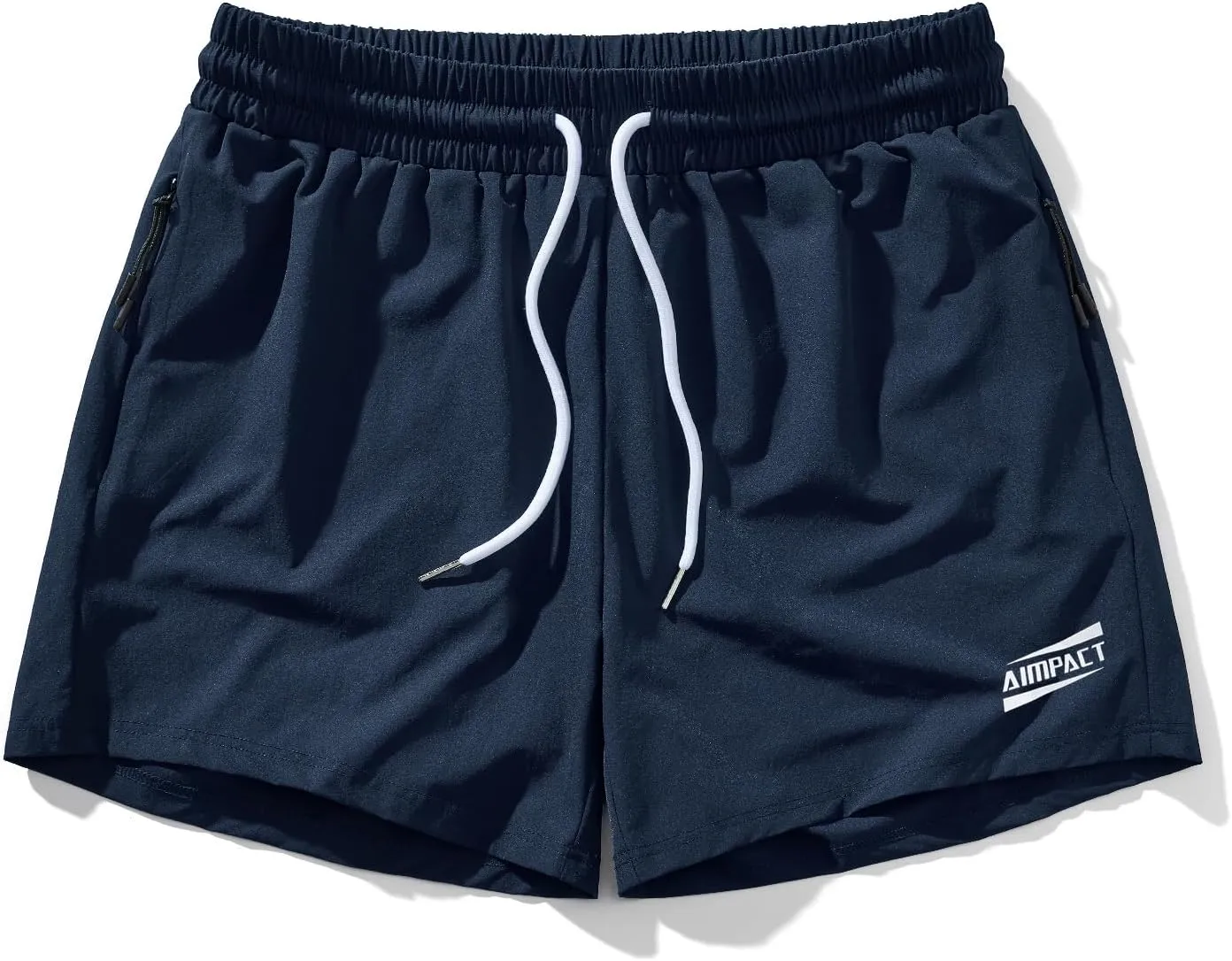 AIMPACT Men's Athletic Running Shorts Nylon Quick Dry Sports Tennis Shorts 5 Inch Lightweight Workout Gym Active Basketball