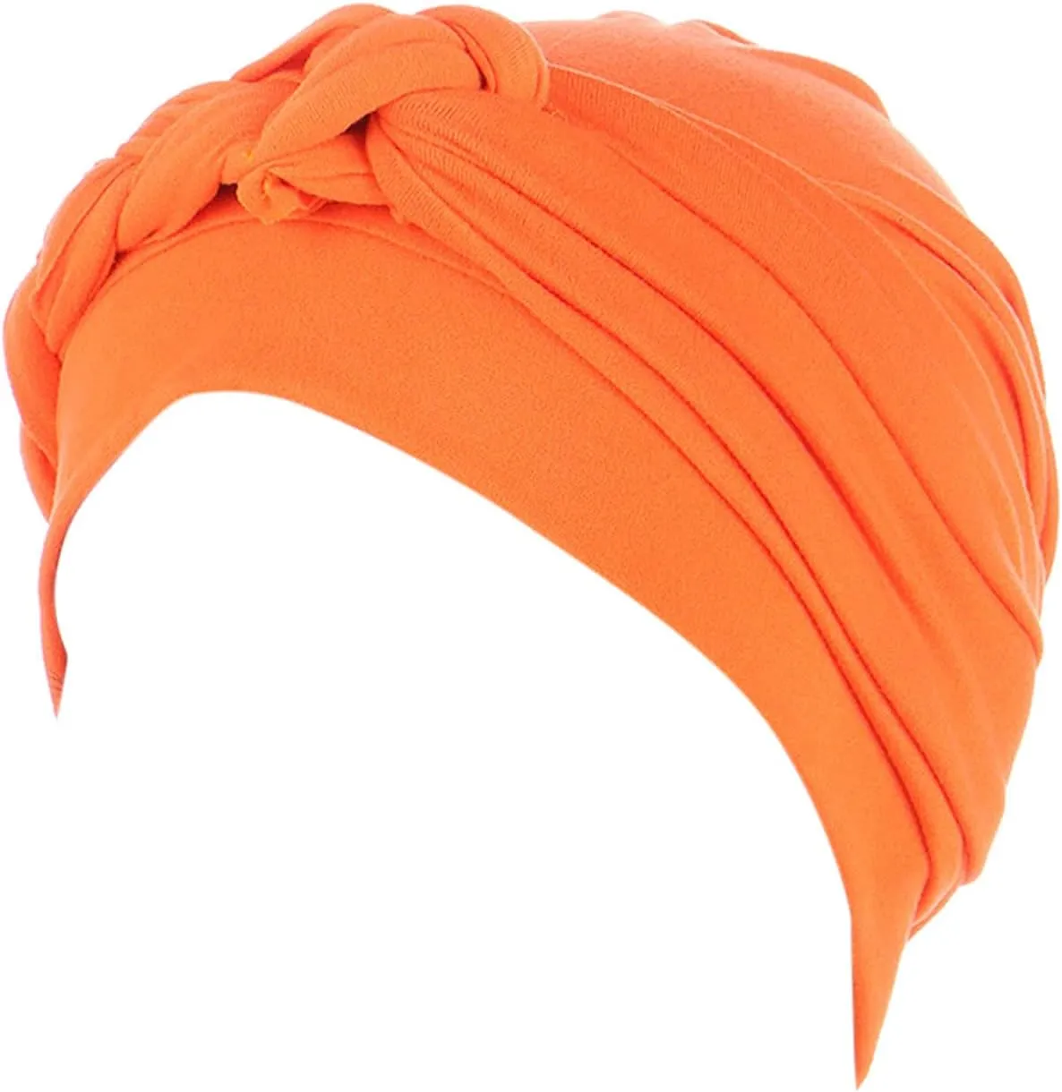 Bohemian Headwear Wrap Ethnic Head Cover Hat Cap Braid Beanie Turban Cancer Pre-Tied Hair Cancer Hair Loss Headwrap