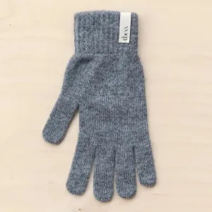 Cashmere & Merino Gloves - Charcoal Melange