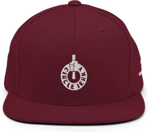 Circle Jerky Flat Brim Snapback Hat