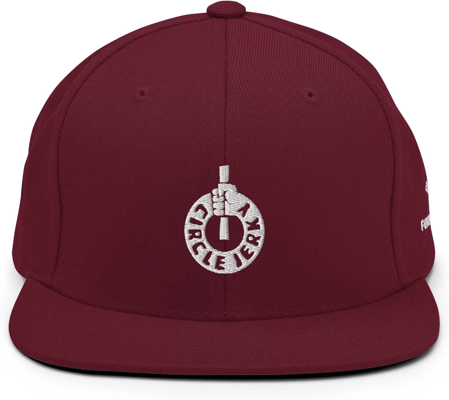 Circle Jerky Flat Brim Snapback Hat