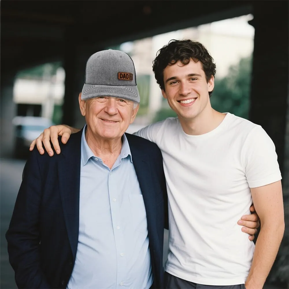 Daddy to Be Dad in The Street Daddy in The Sheets Hat Daddy Leather Patch Baseball Cap Gifts for Him Father's Day Birthday