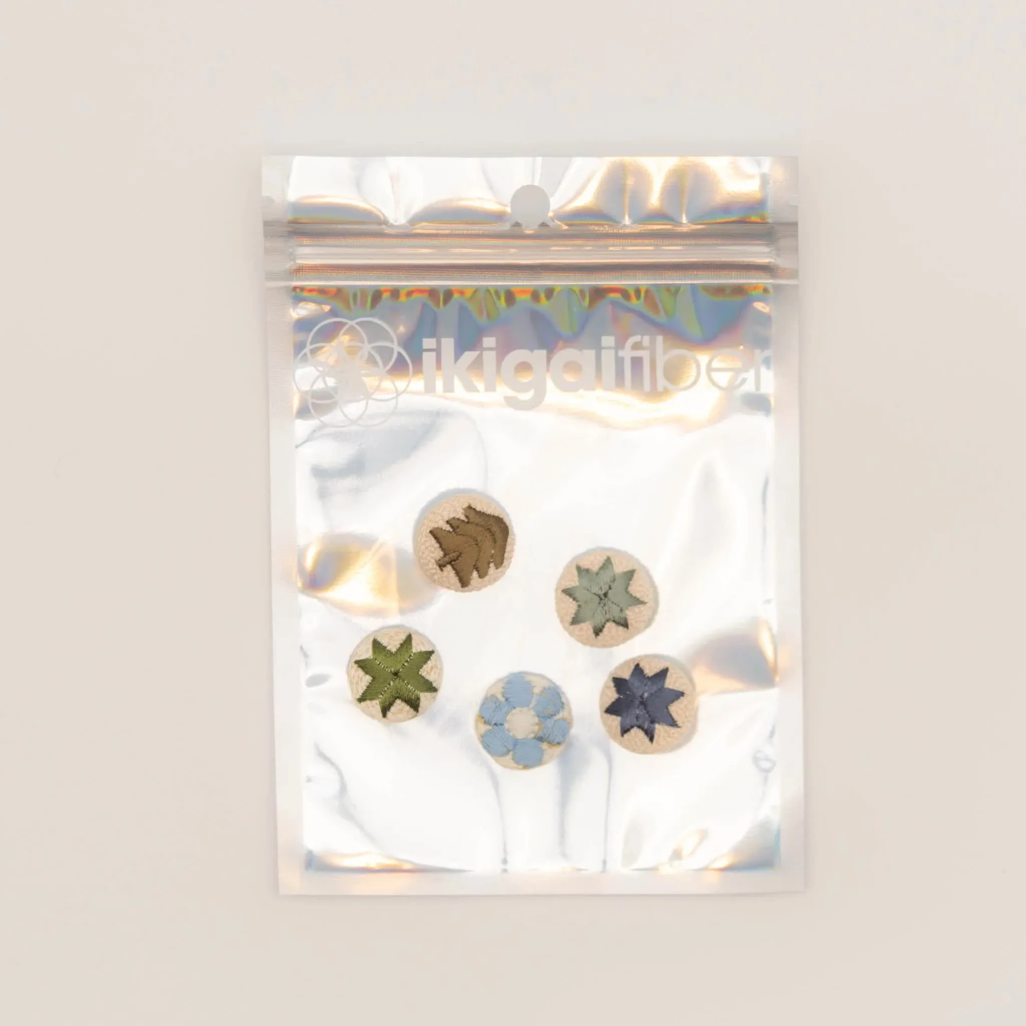 Embroidered Buttons