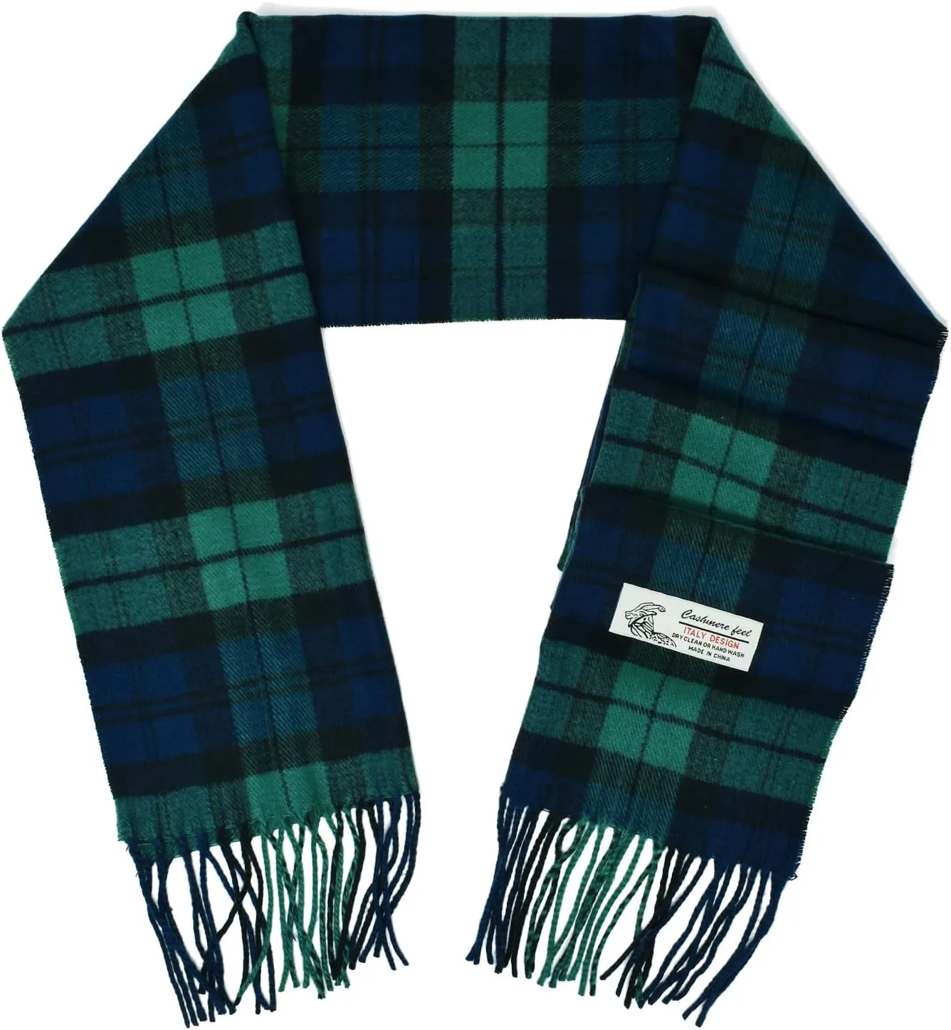 Glory Max Scottish Stewart Tartan Plaid Luxurious Winter Scarf Soft Cashmere Feel 72"x12"