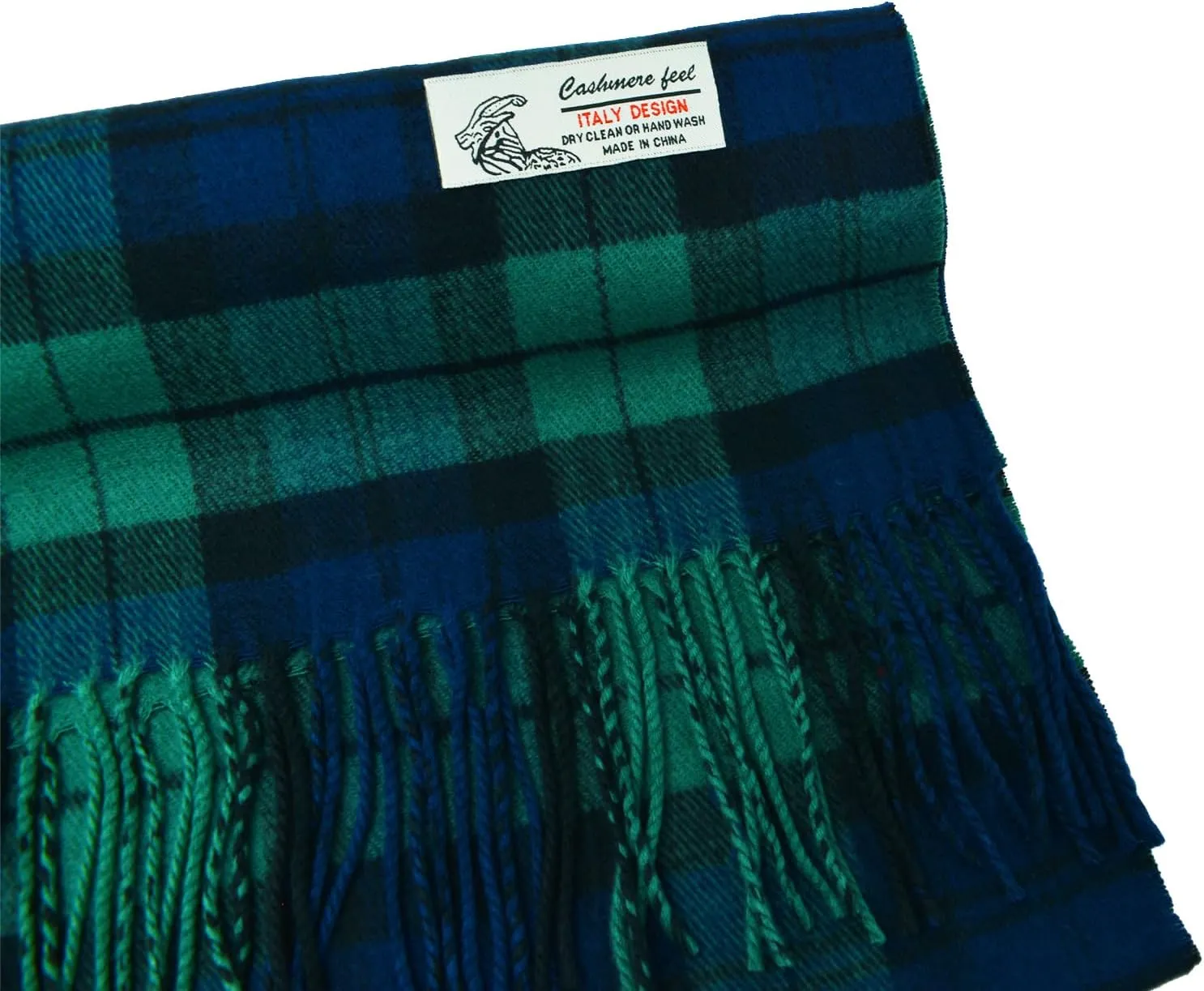 Glory Max Scottish Stewart Tartan Plaid Luxurious Winter Scarf Soft Cashmere Feel 72"x12"