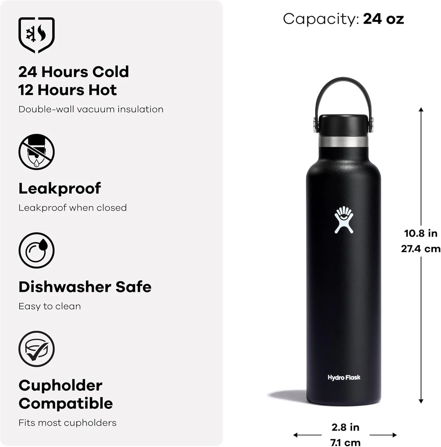 Hydro Flask 24 Oz Standard Flex Cap Birch