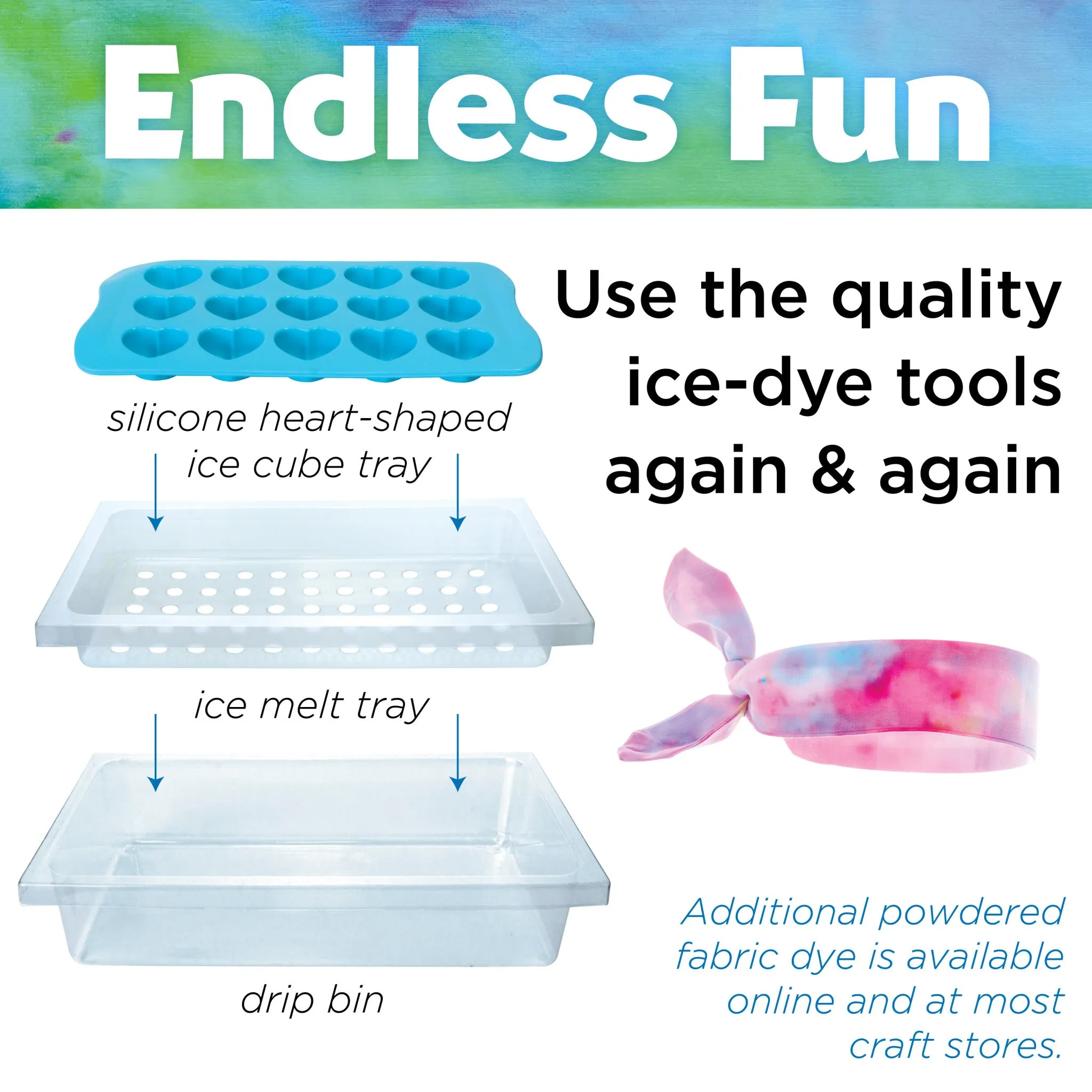 Ice-Dye Headbands - #6334000