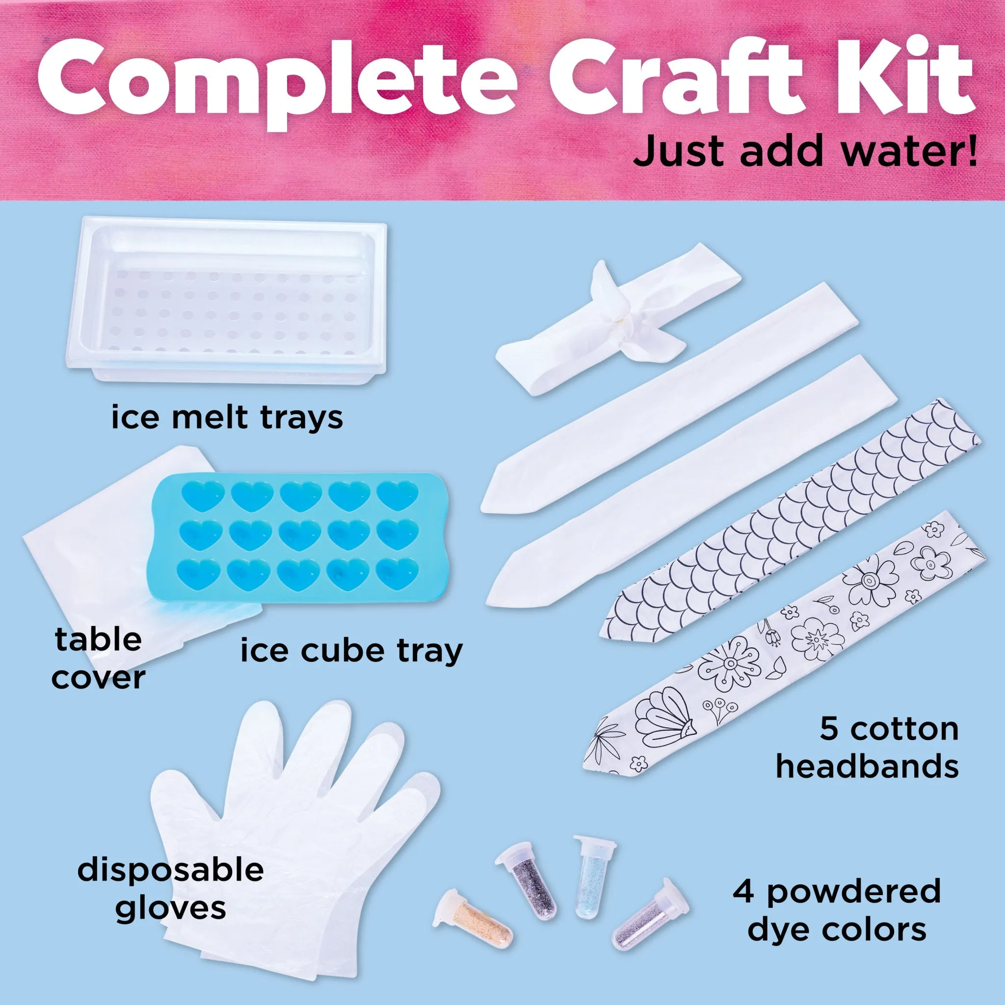 Ice-Dye Headbands - #6334000