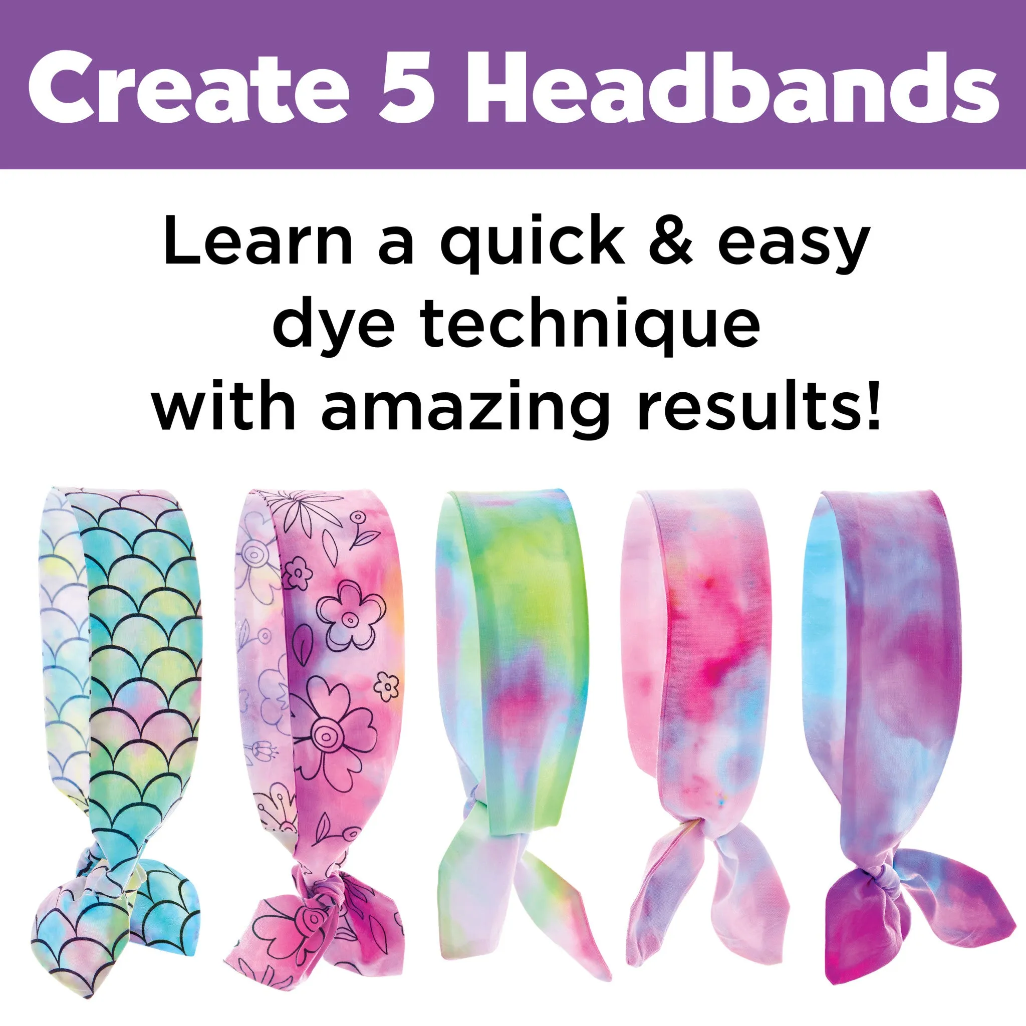Ice-Dye Headbands - #6334000