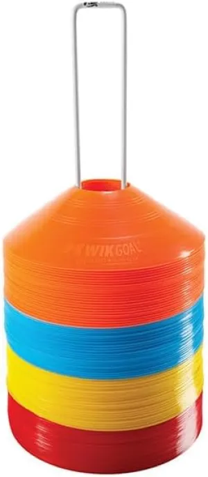 Kwik Goal Disc Cone Carrier,White