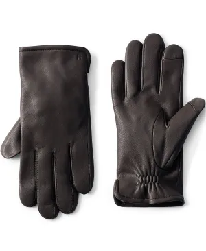 Lands' End Men's Cashmere Lined EZ Touch Leather Gloves