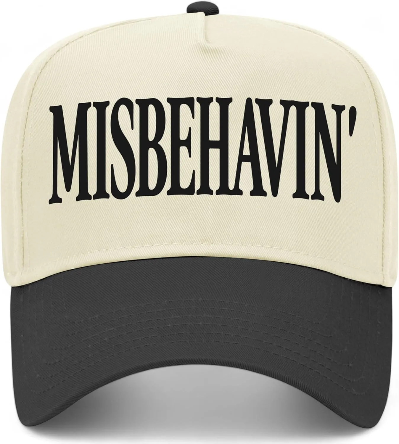 Misbehavin' Vintage Trucker Hat | Premium Snapback Baseball Hat for Men & Women