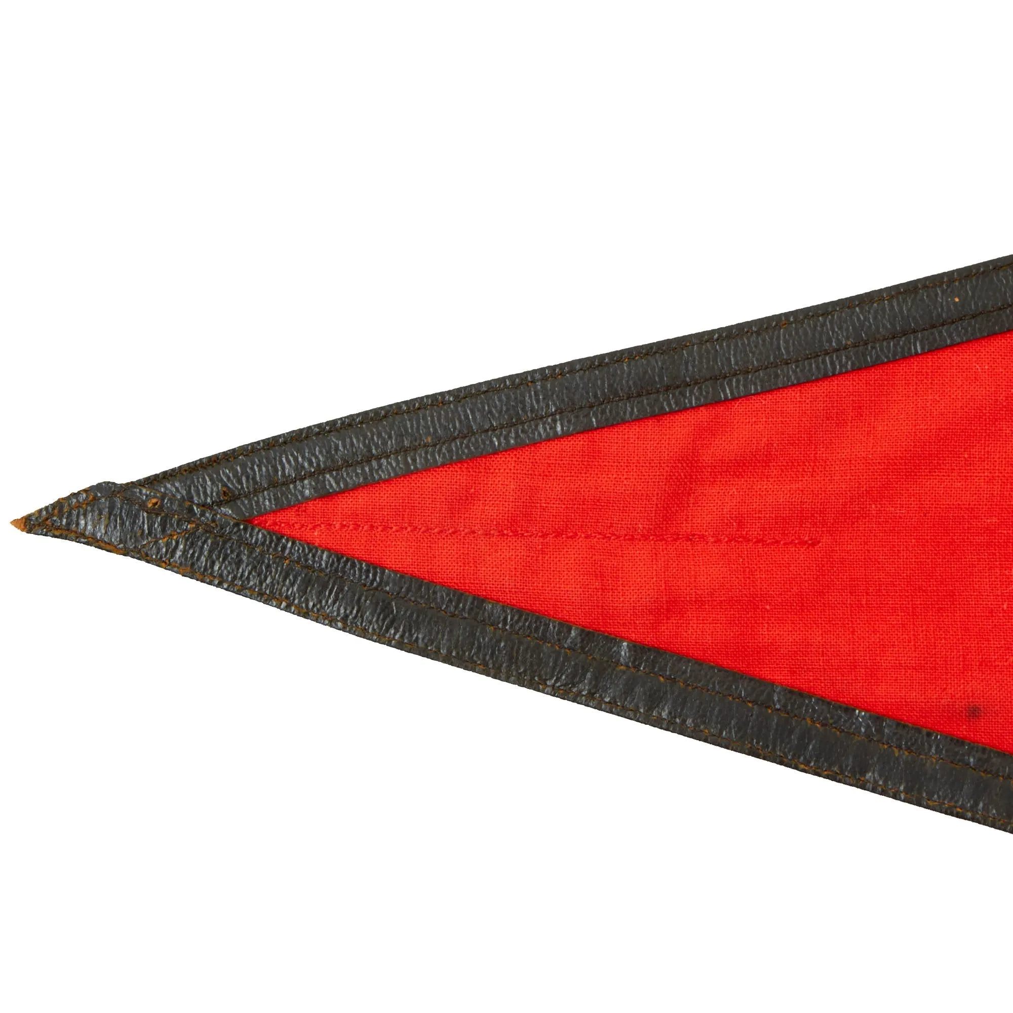 Original German WWII NSKK Vehicle Staff Car Pennant Flag with Flag Pole & Finial