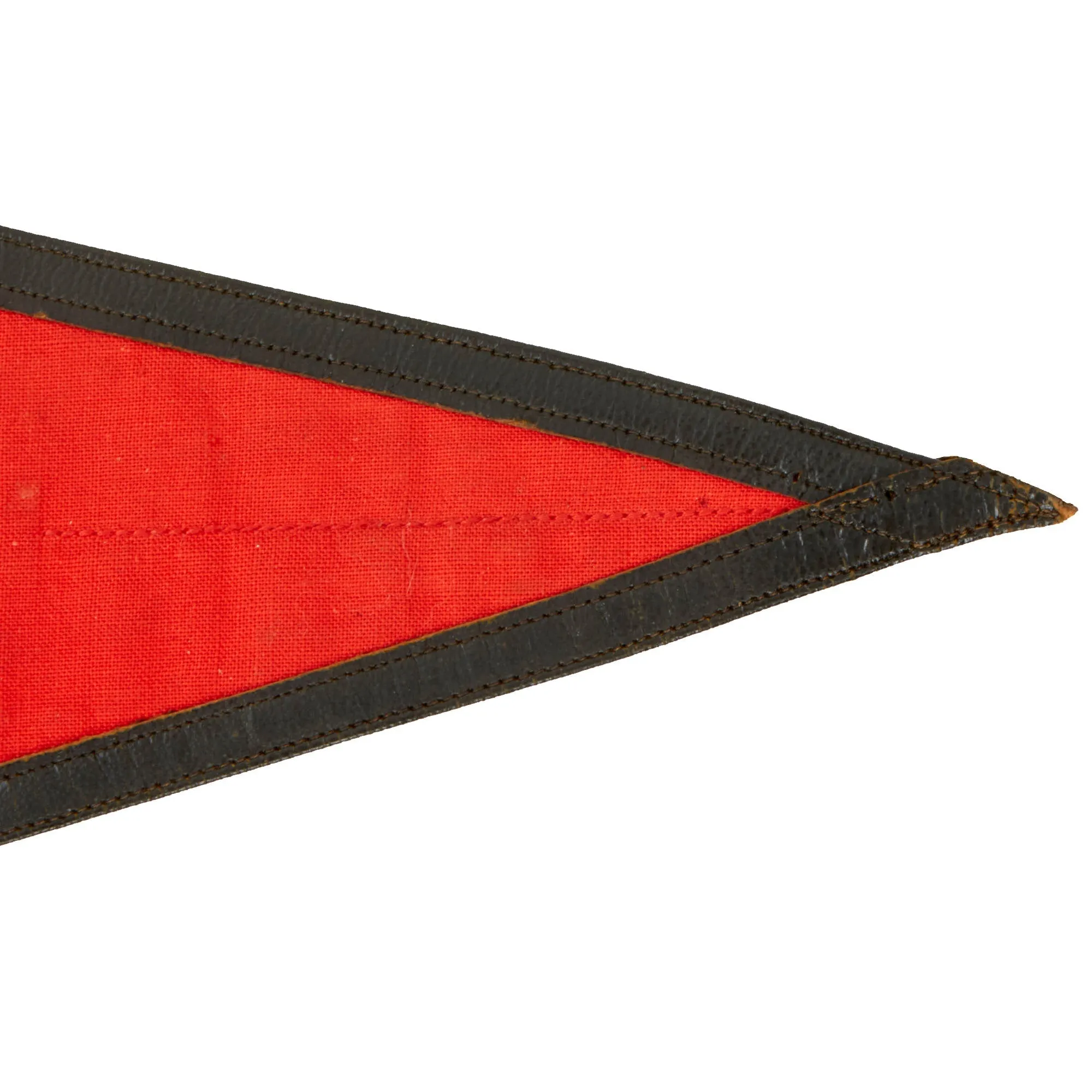 Original German WWII NSKK Vehicle Staff Car Pennant Flag with Flag Pole & Finial