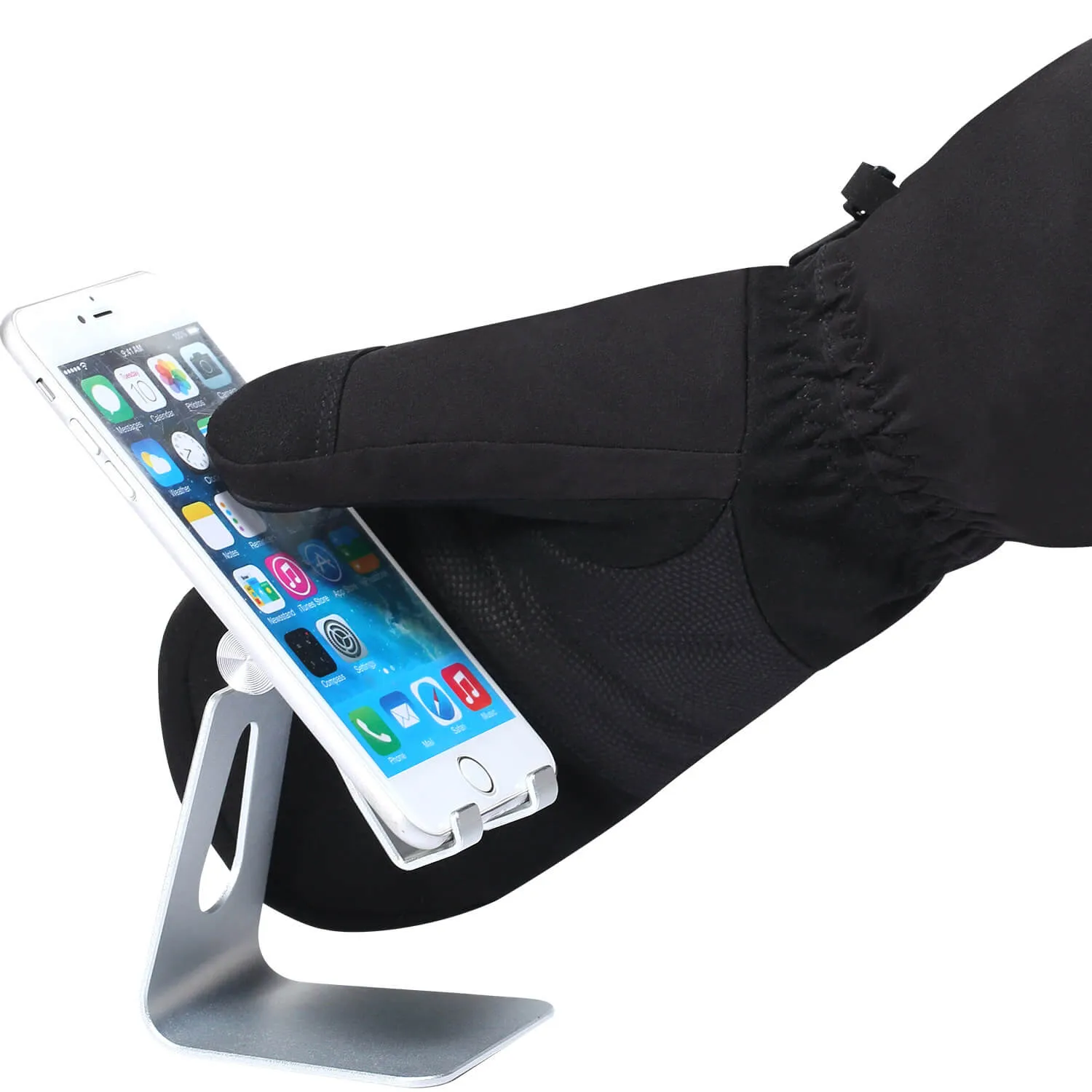 Savior Rechargeable Heated Ski Mittens