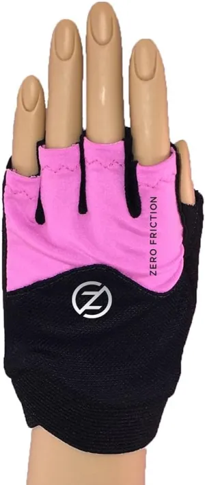 Zero Friction Women's Fitness Pull On Gloves, One Size, Yellow