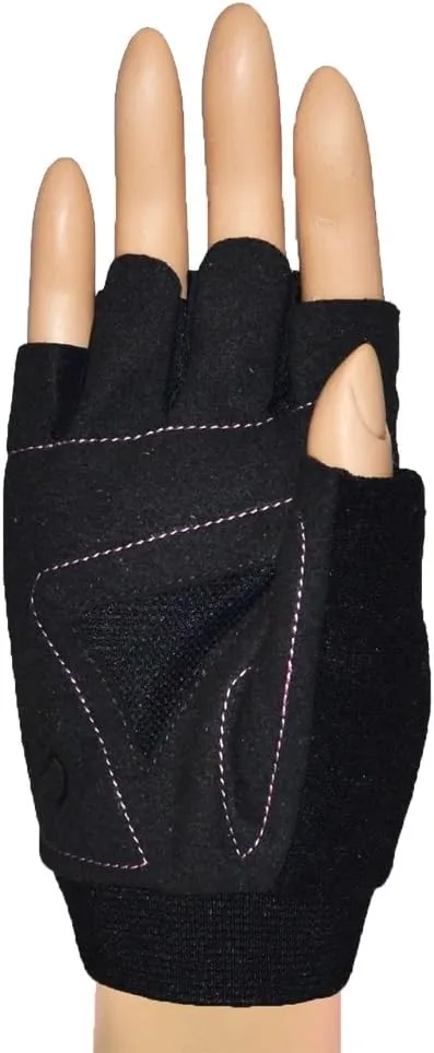 Zero Friction Women's Fitness Pull On Gloves, One Size, Yellow